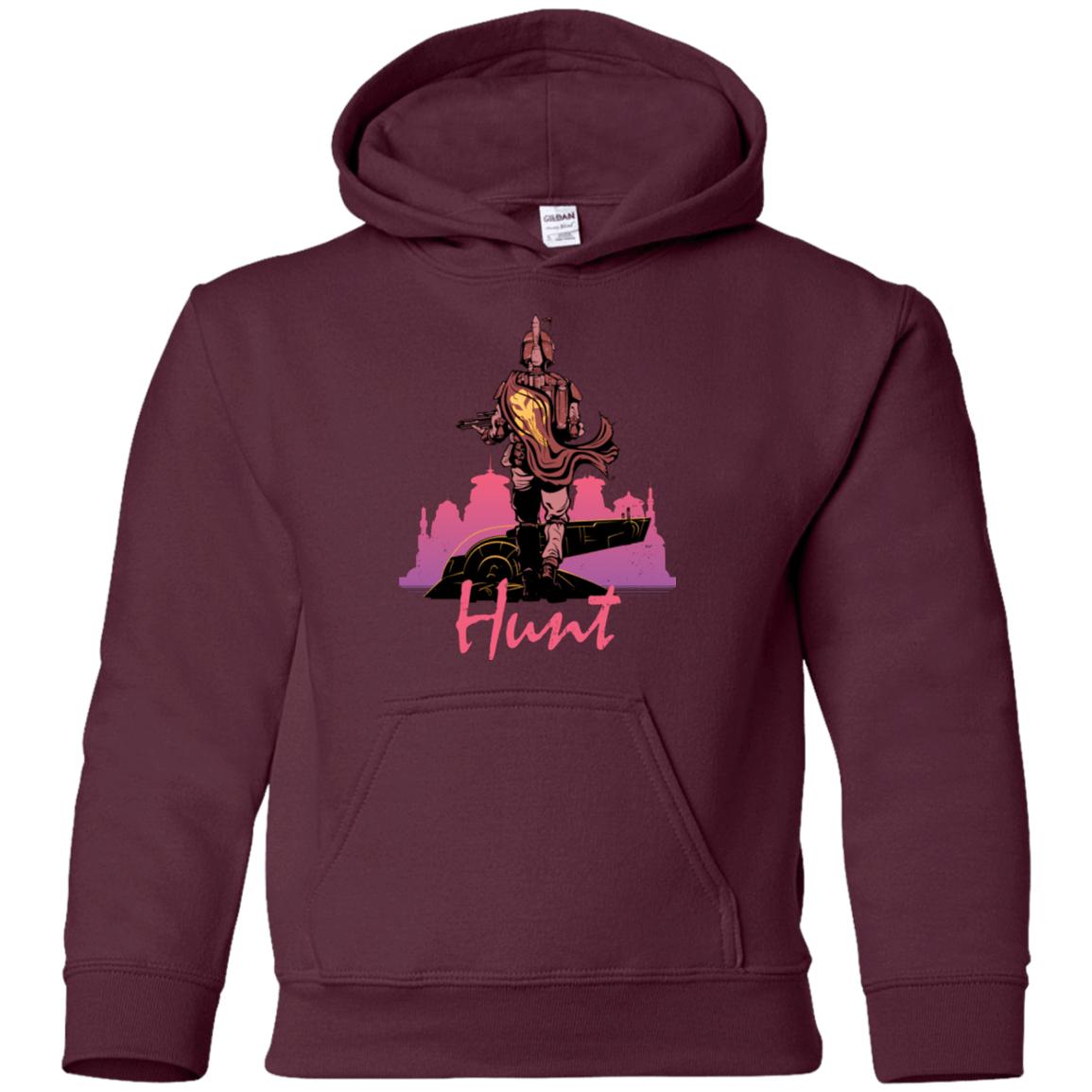Sweatshirts Maroon / YS Hunt Youth Hoodie