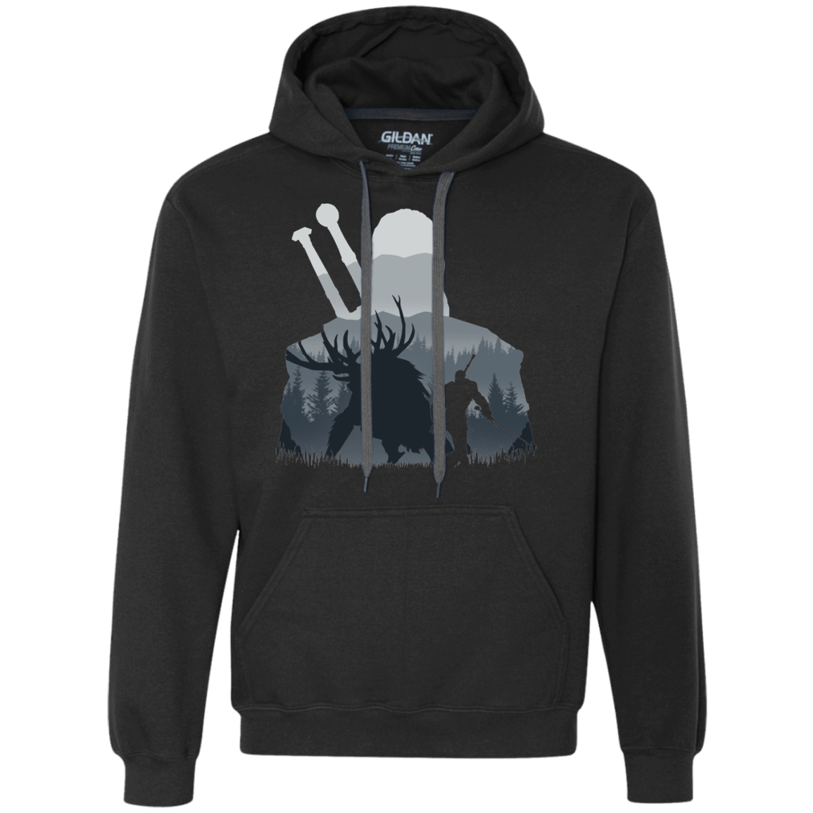 Sweatshirts Black / S Hunter Premium Fleece Hoodie