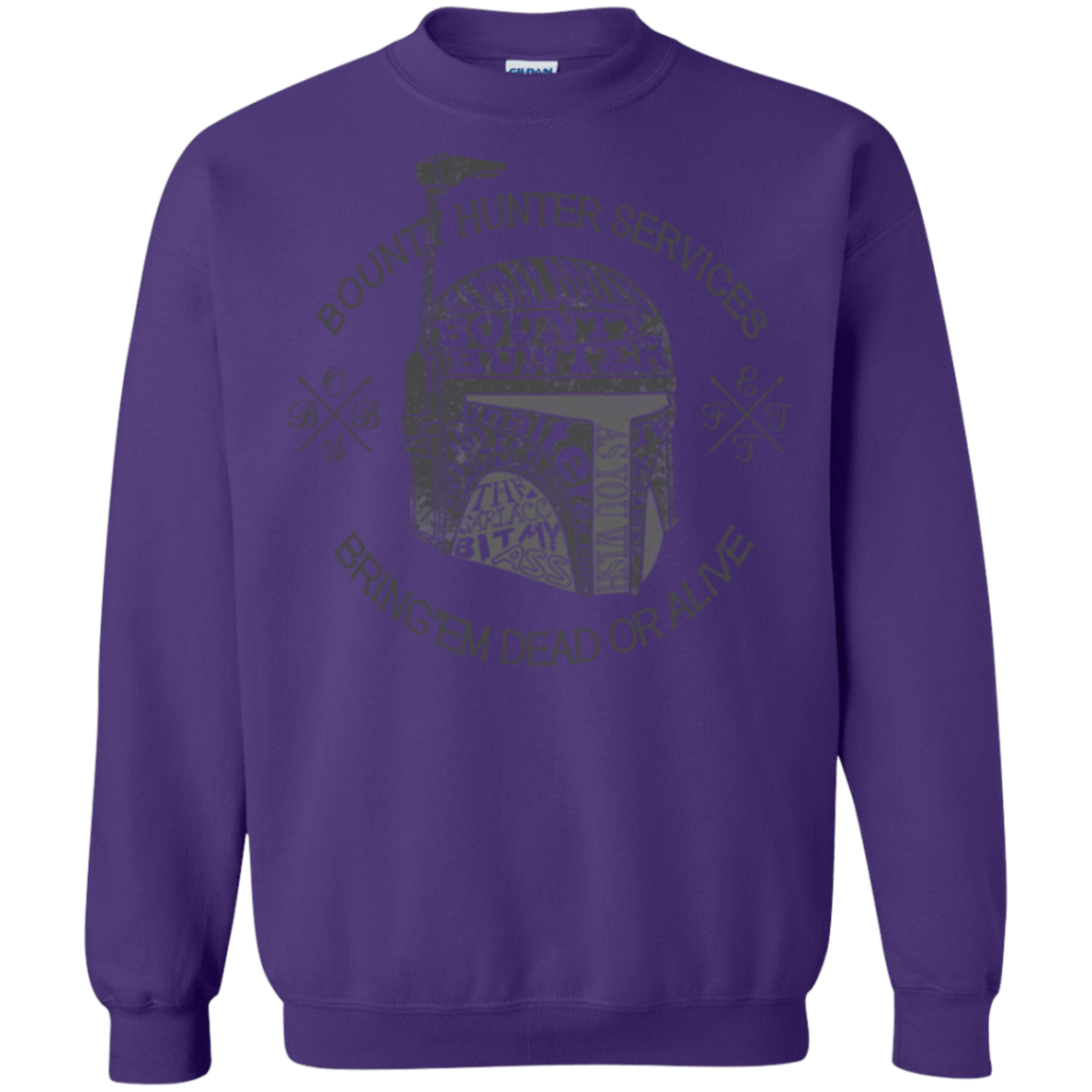 Sweatshirts Purple / S Hunter services Crewneck Sweatshirt