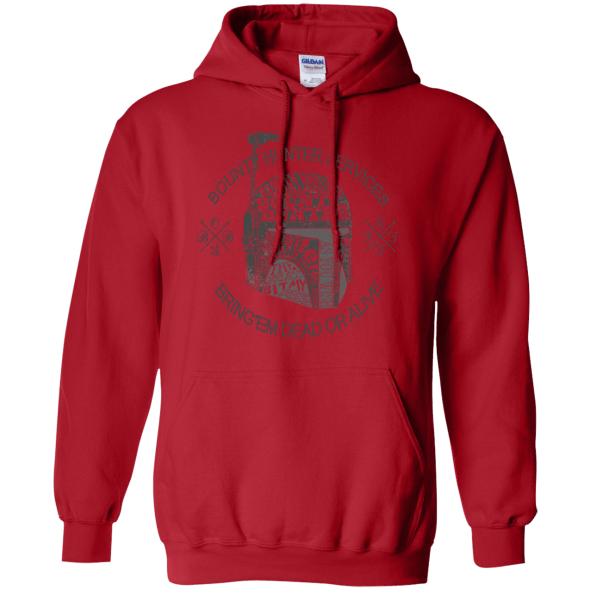 Sweatshirts Red / S Hunter services Pullover Hoodie