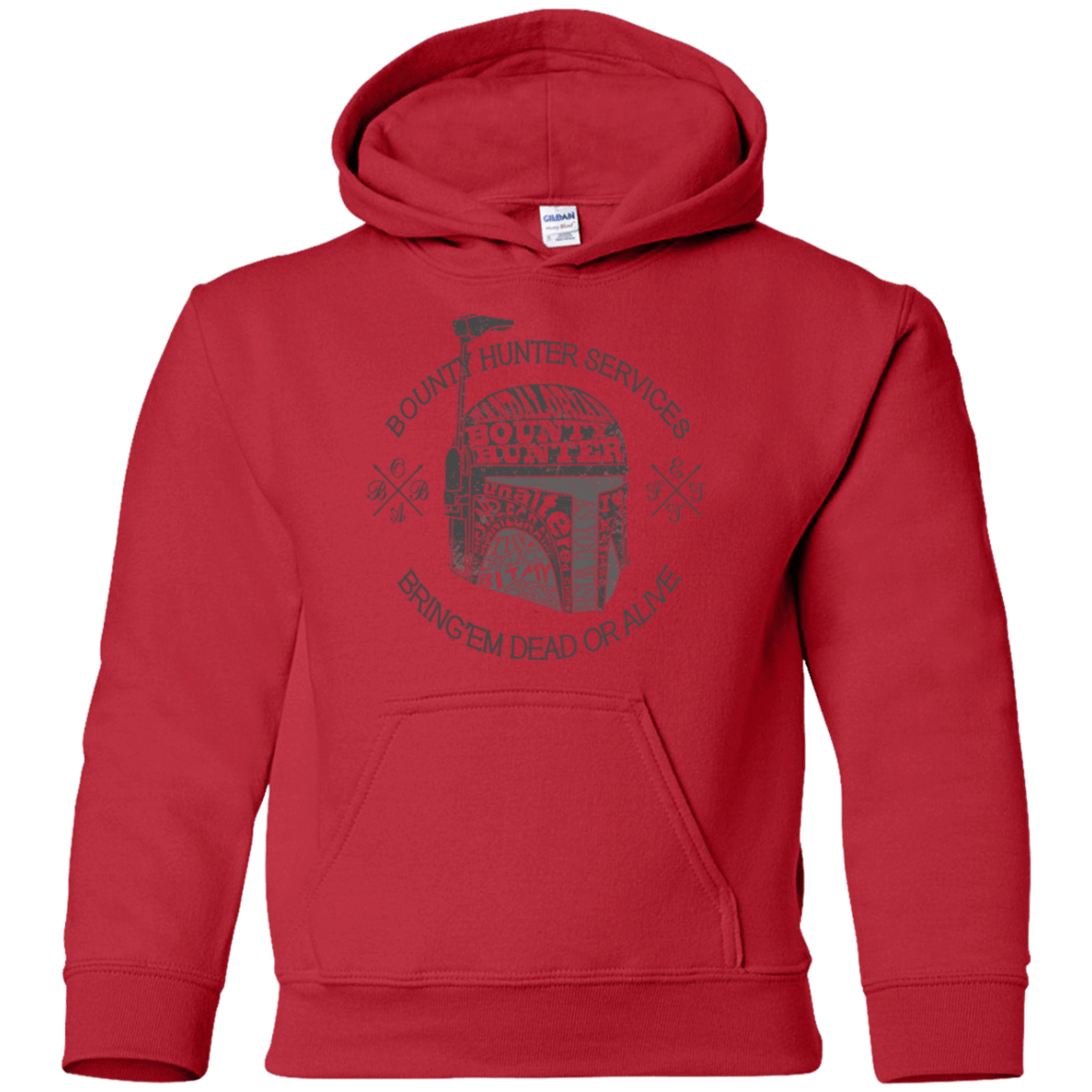 Sweatshirts Red / YS Hunter services Youth Hoodie