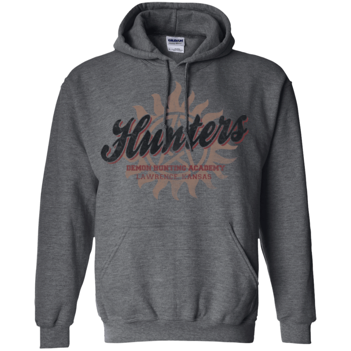 Sweatshirts Dark Heather / Small Hunters Academy Pullover Hoodie