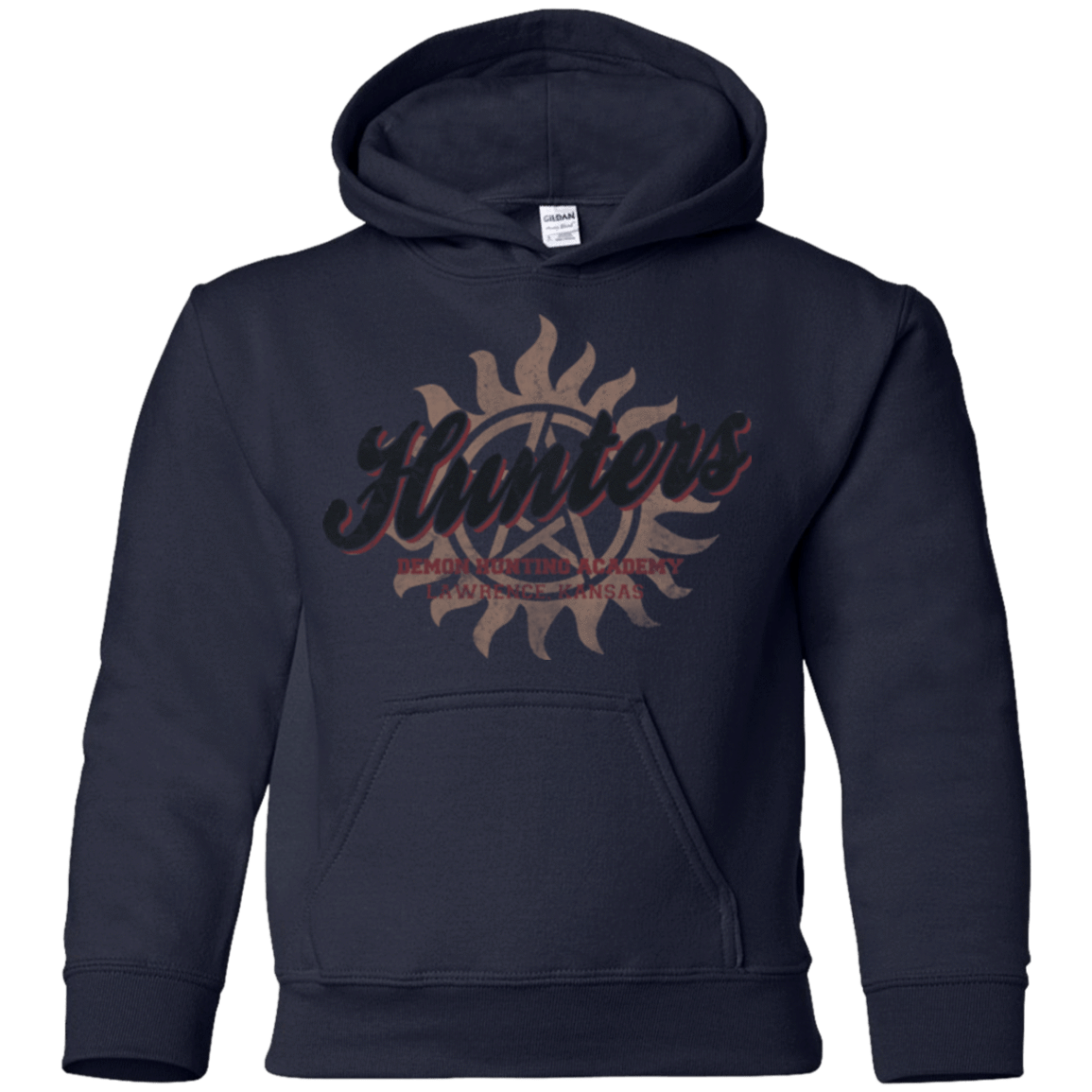 Sweatshirts Navy / YS Hunters Academy Youth Hoodie