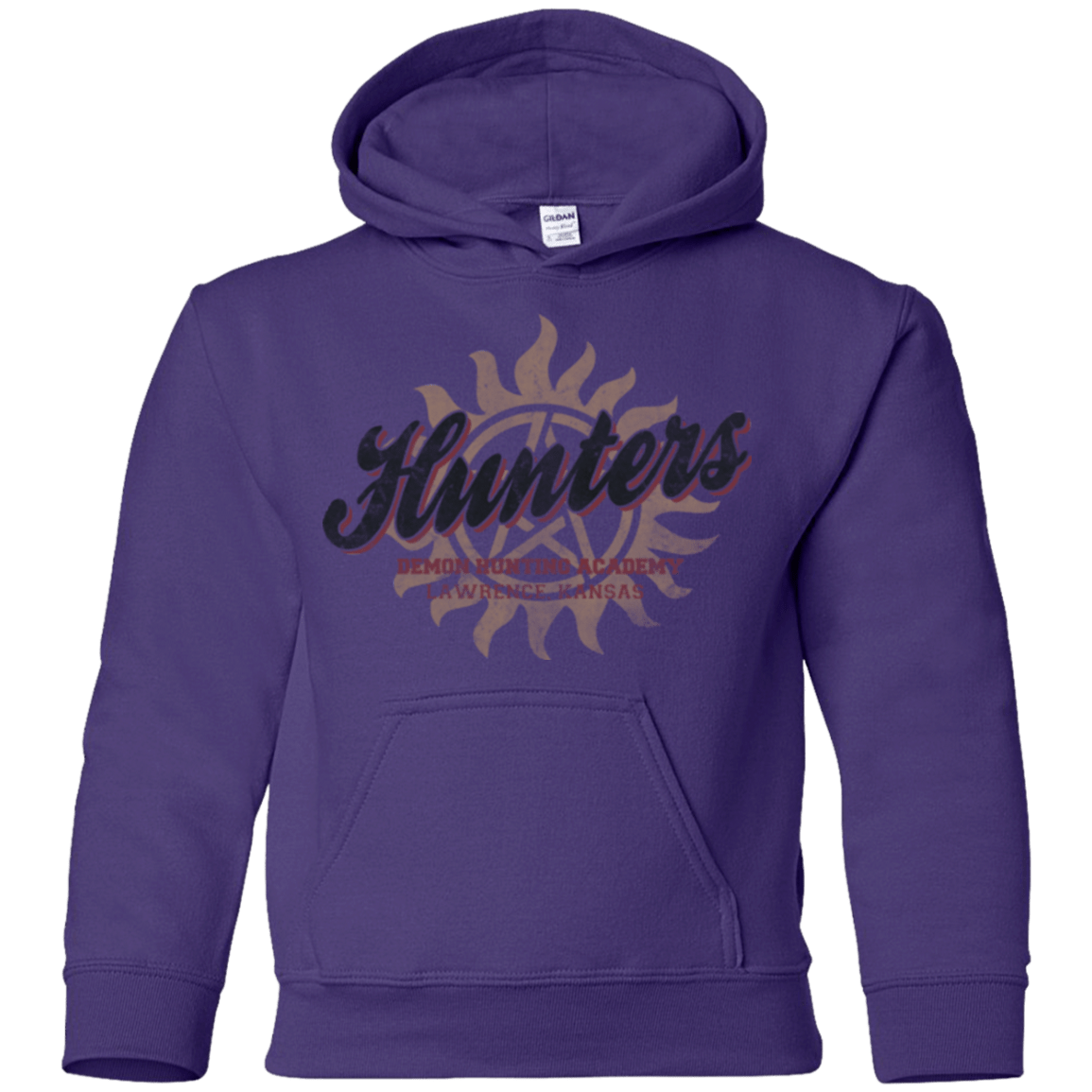 Sweatshirts Purple / YS Hunters Academy Youth Hoodie