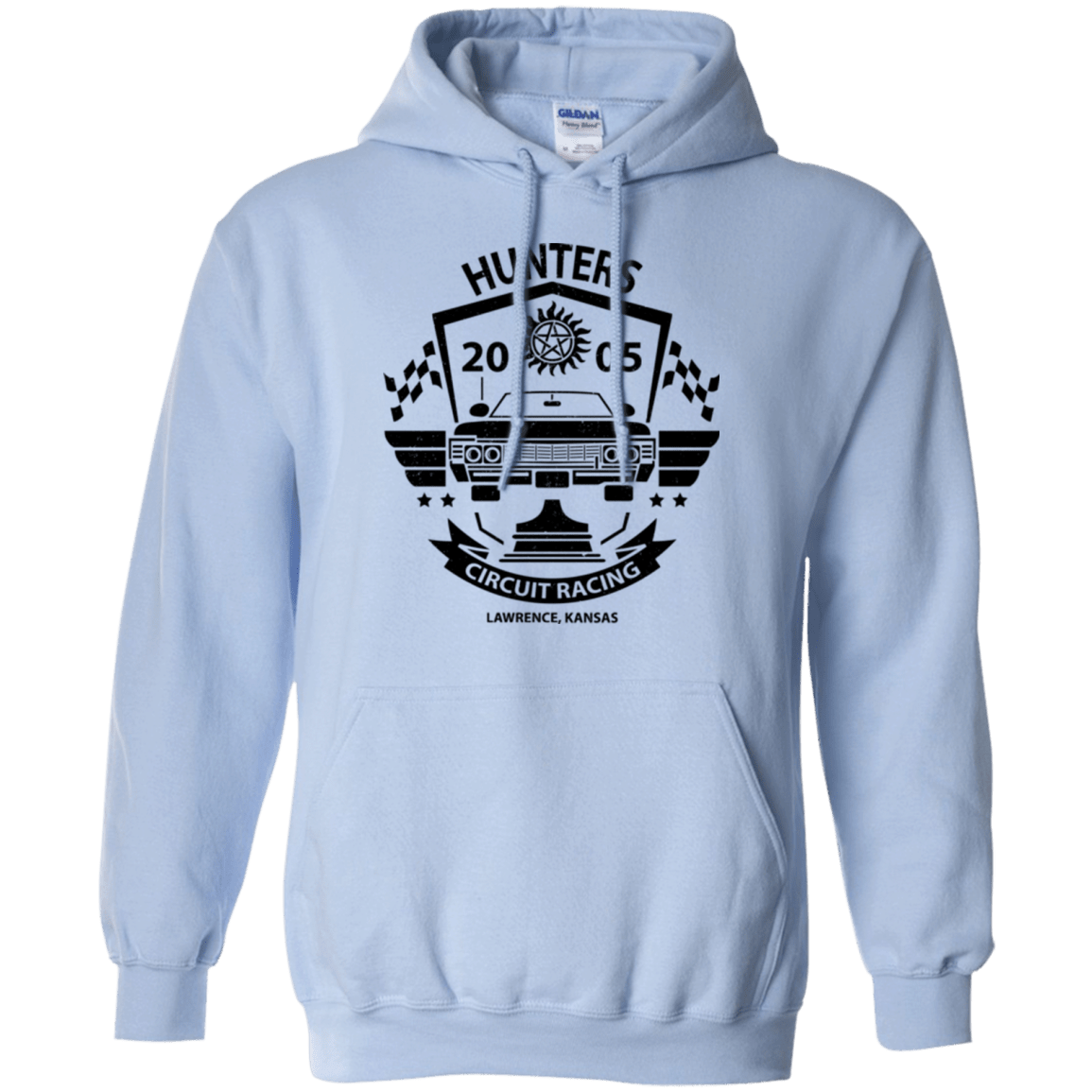Sweatshirts Light Blue / Small Hunters Circuit Pullover Hoodie