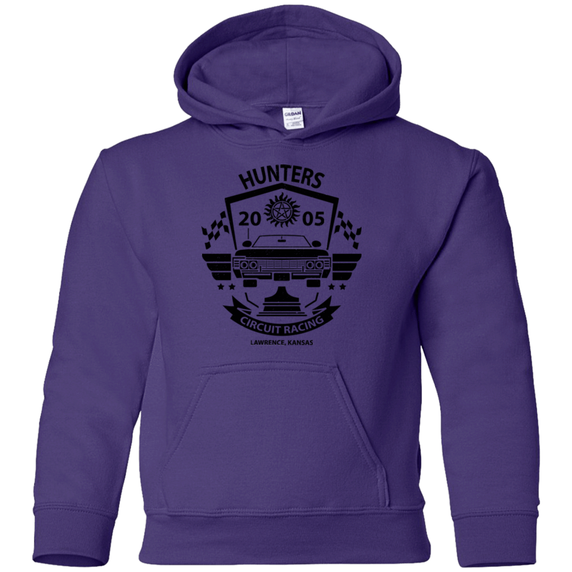 Sweatshirts Purple / YS Hunters Circuit Youth Hoodie