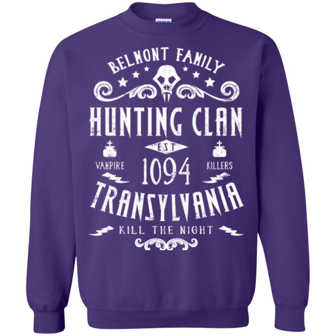 Sweatshirts Purple / Small Hunting Clan Crewneck Sweatshirt