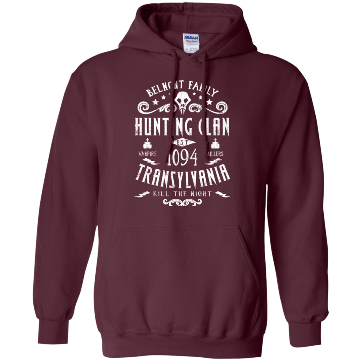 Sweatshirts Maroon / Small Hunting Clan Pullover Hoodie