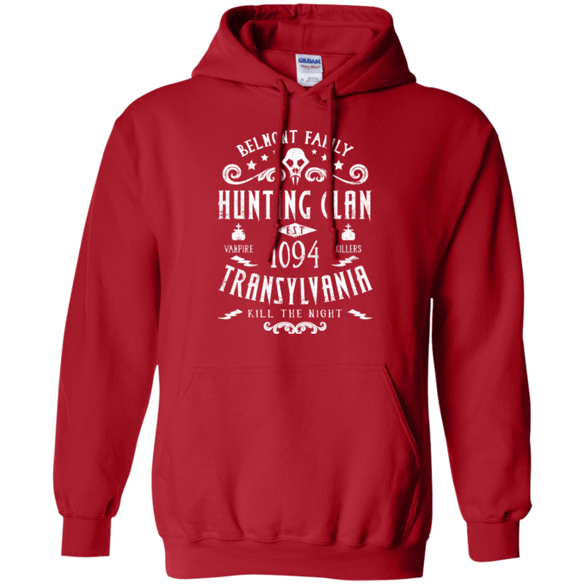 Sweatshirts Red / Small Hunting Clan Pullover Hoodie