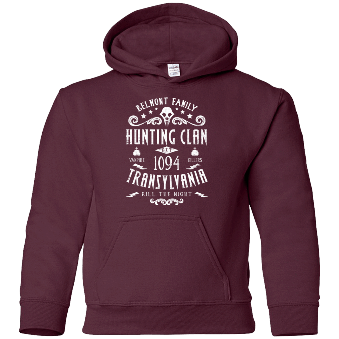 Sweatshirts Maroon / YS Hunting Clan Youth Hoodie