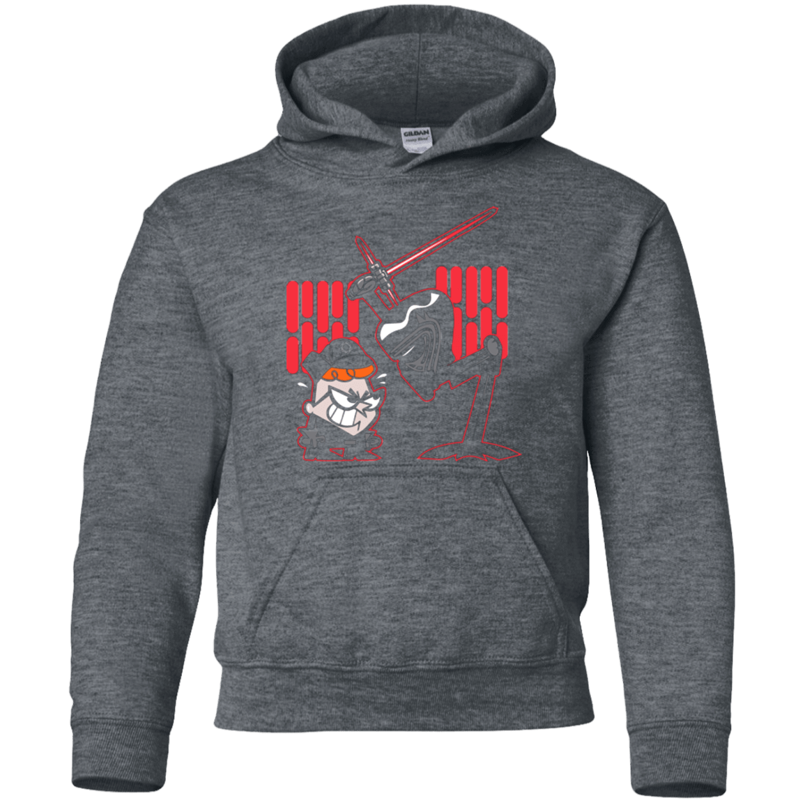 Sweatshirts Dark Heather / YS Huxters First Order Youth Hoodie