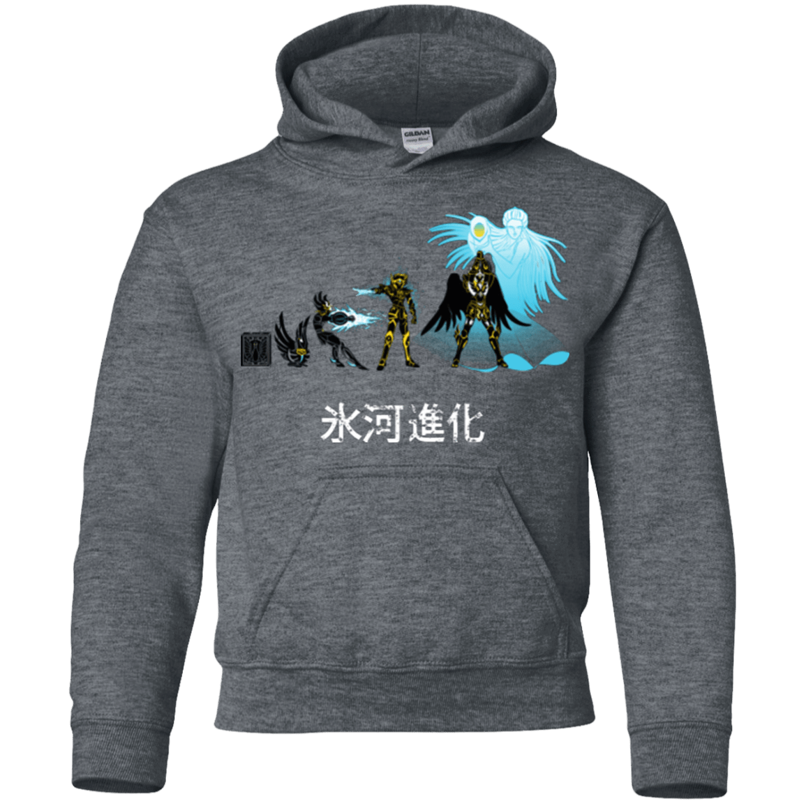 Sweatshirts Dark Heather / YS Hyoga Evolution Youth Hoodie
