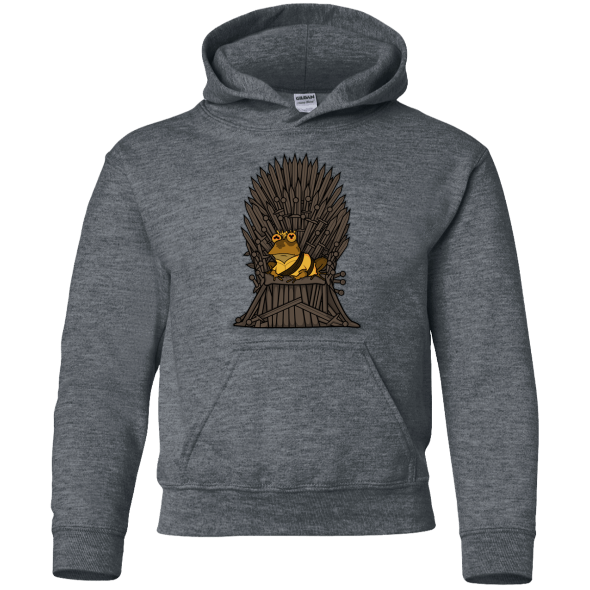 Sweatshirts Dark Heather / YS Hypnothrone Youth Hoodie