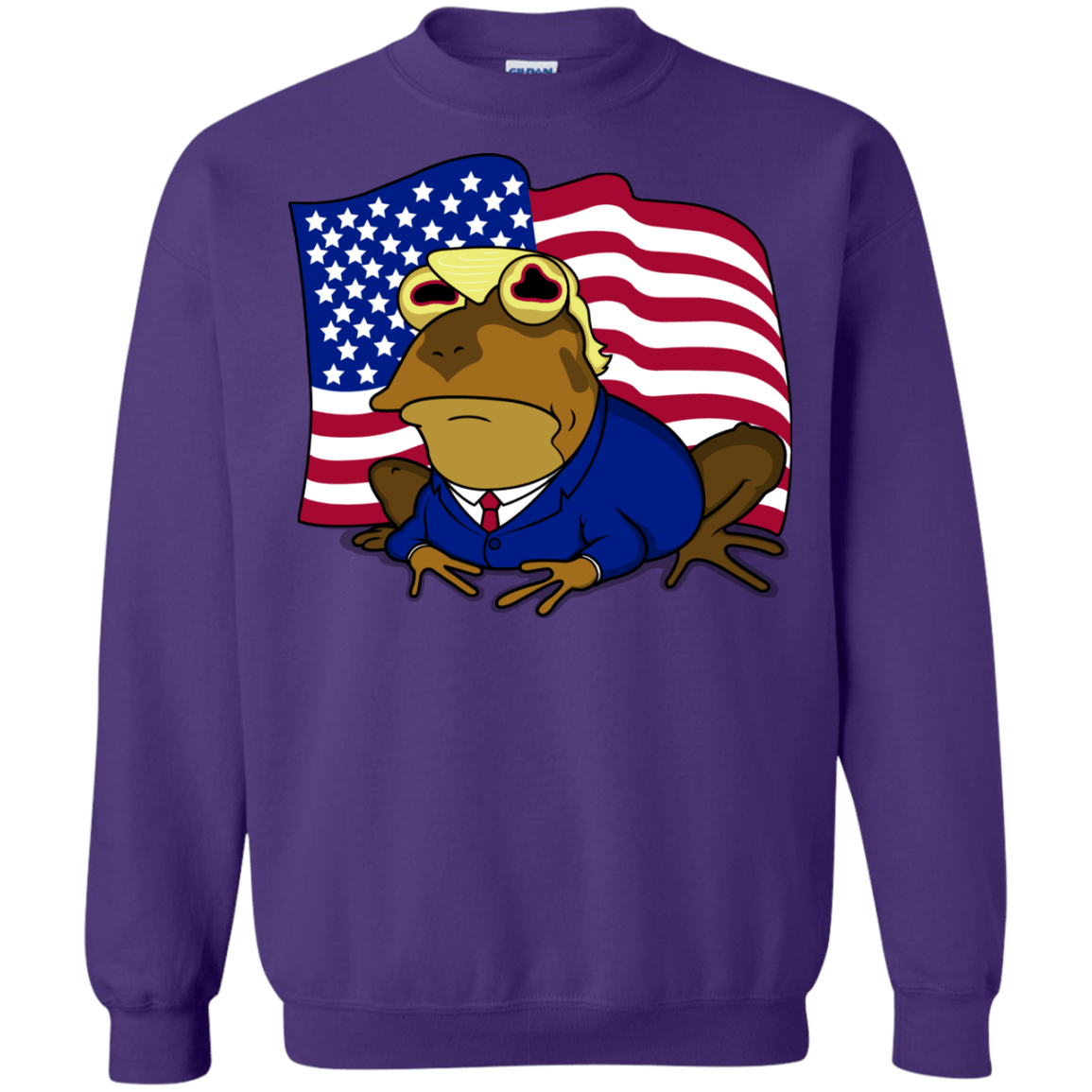 Sweatshirts Purple / S hypnotrump Crewneck Sweatshirt