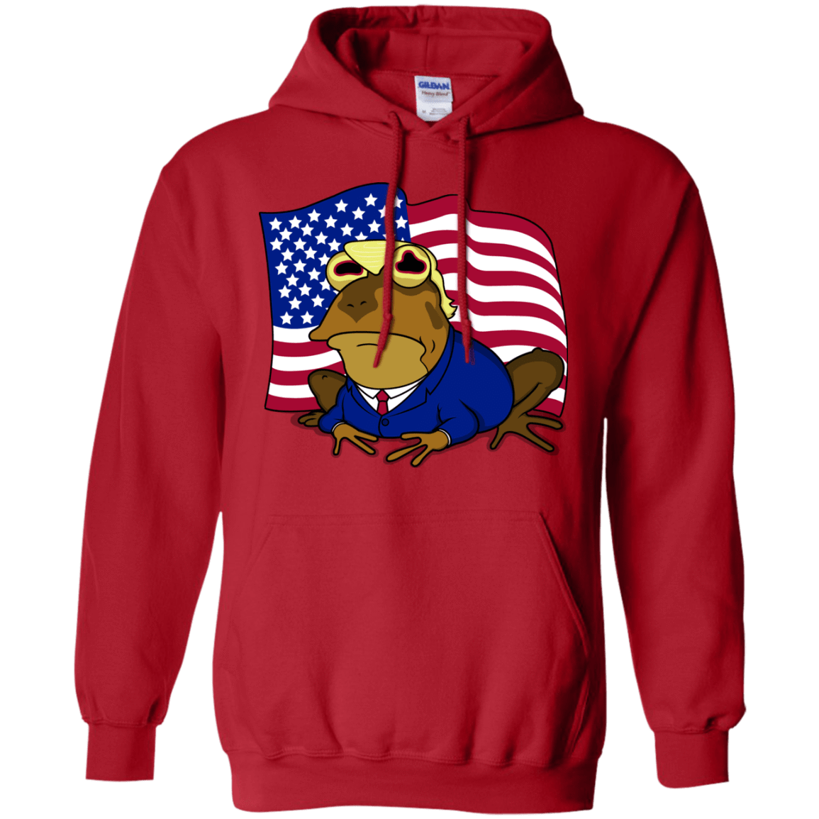 Sweatshirts Red / S hypnotrump Pullover Hoodie
