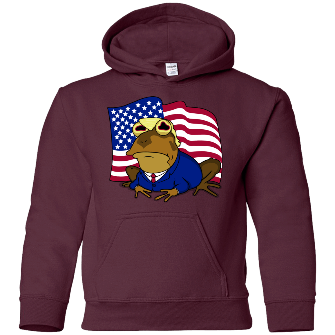 Sweatshirts Maroon / YS hypnotrump Youth Hoodie