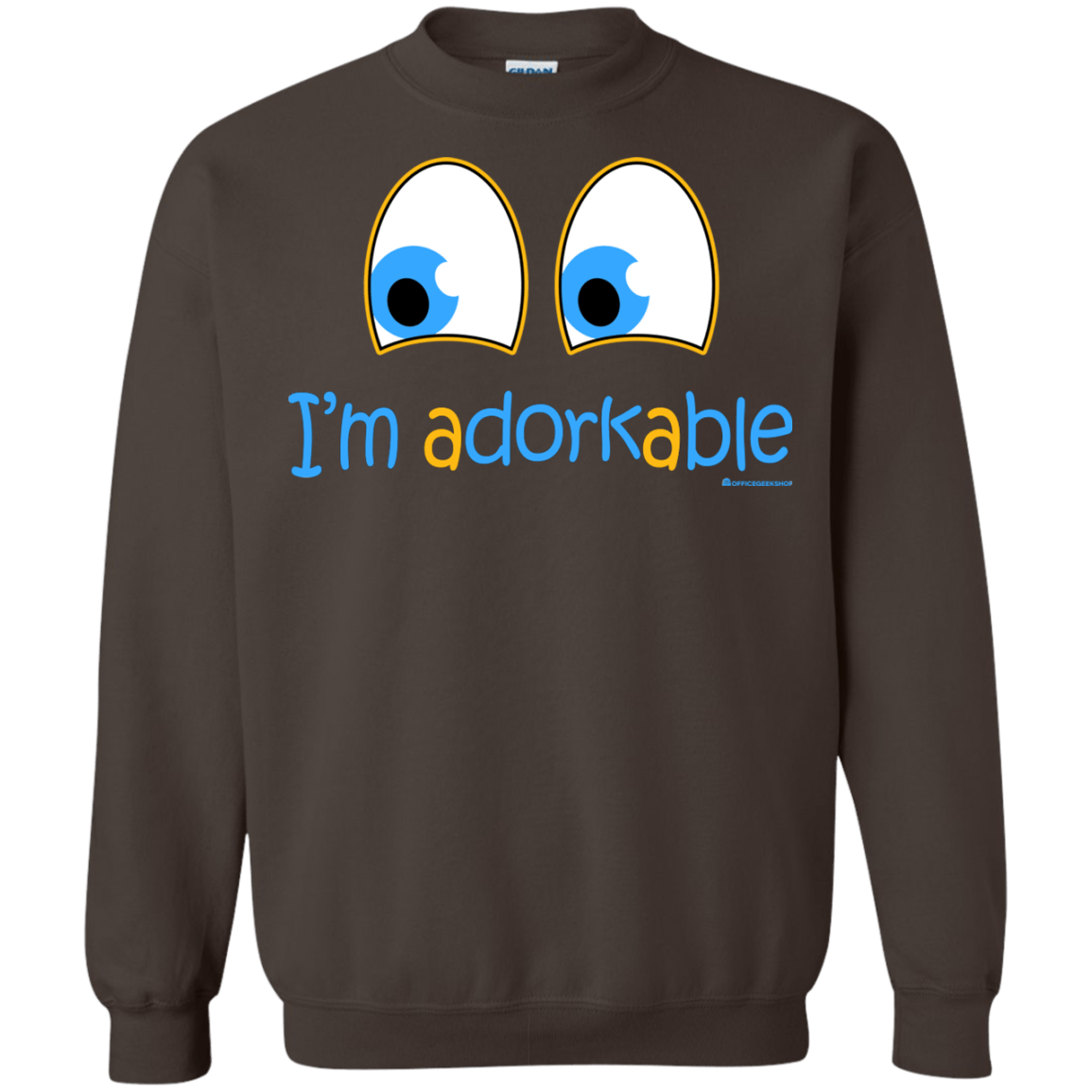 Sweatshirts Dark Chocolate / Small I Am Adorkable Crewneck Sweatshirt