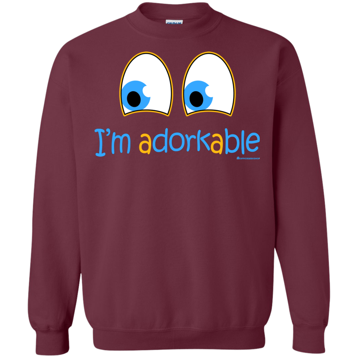 Sweatshirts Maroon / Small I Am Adorkable Crewneck Sweatshirt