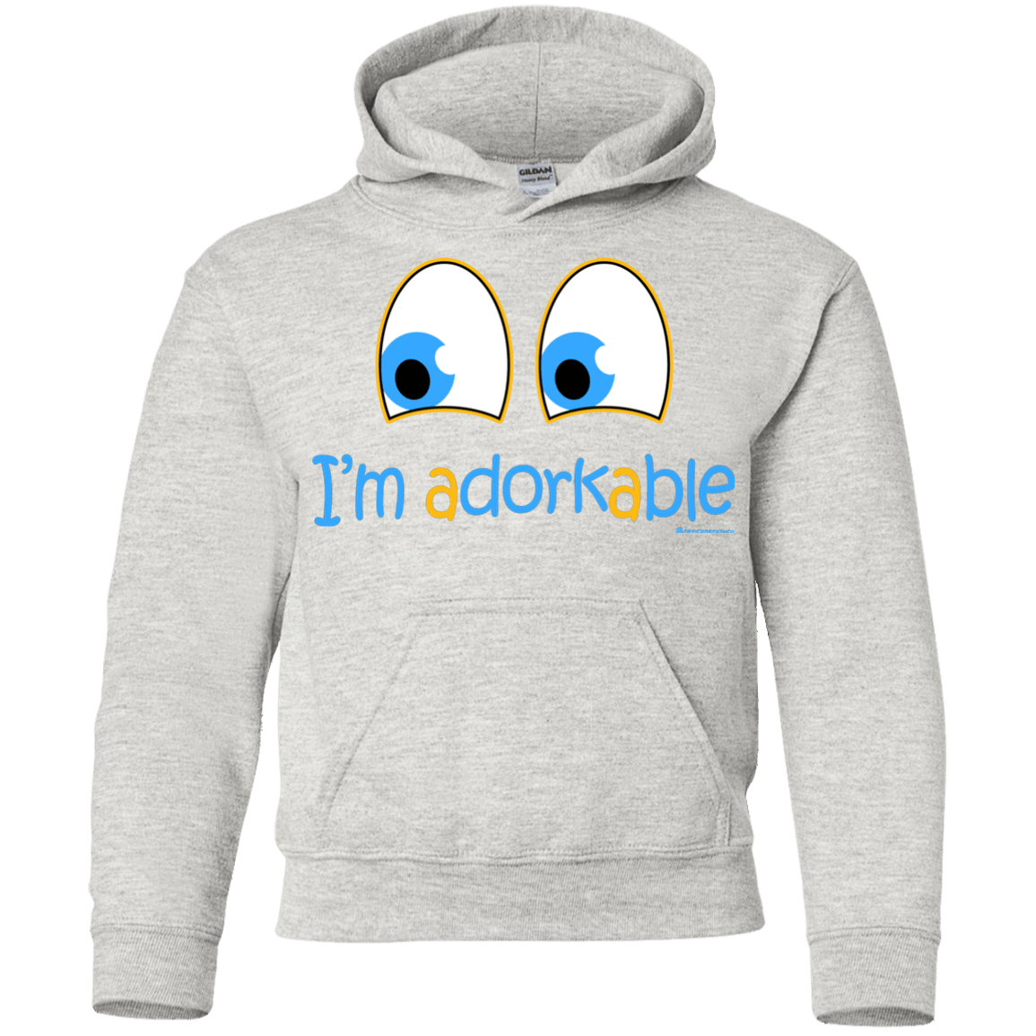 Sweatshirts Ash / YS I Am Adorkable Youth Hoodie