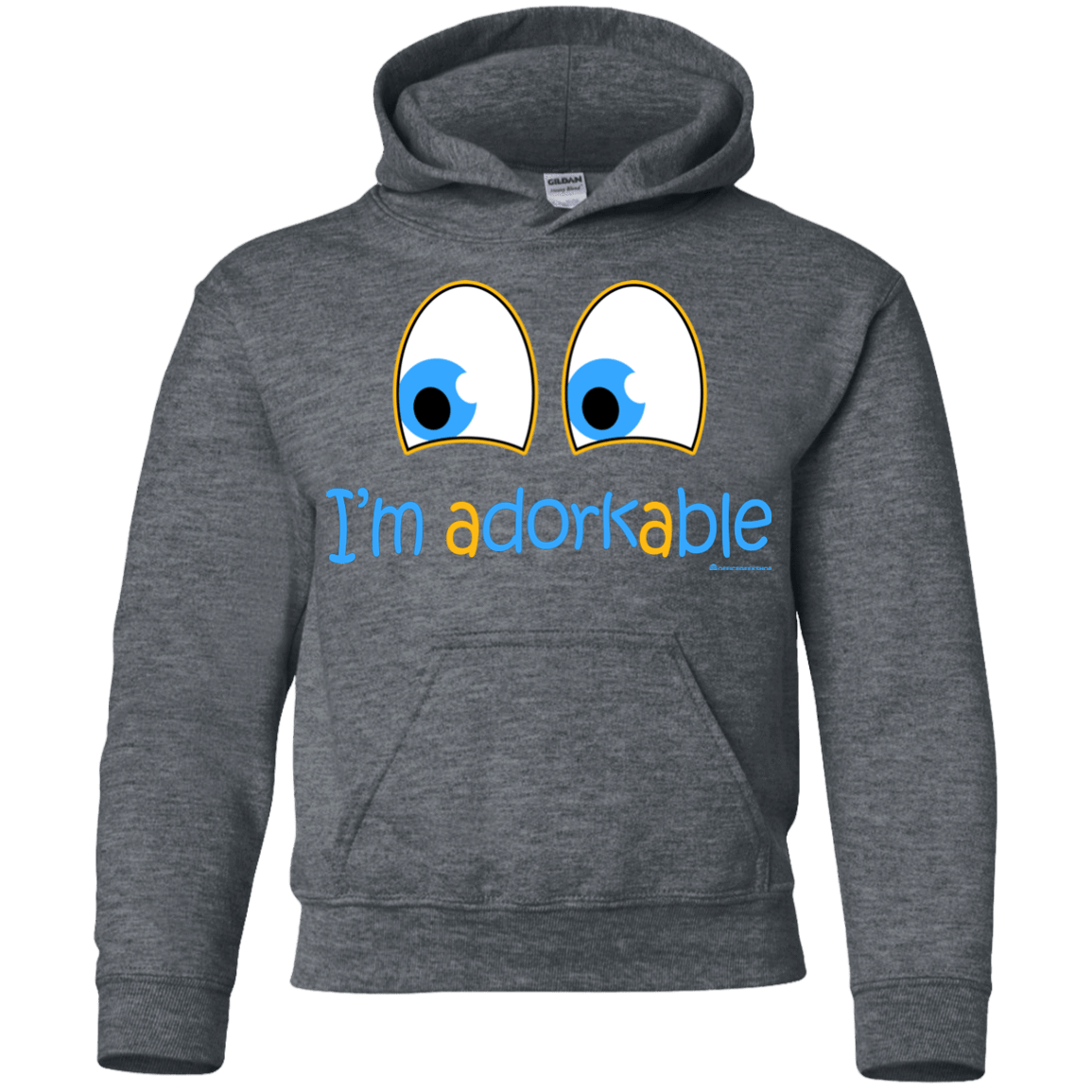 Sweatshirts Dark Heather / YS I Am Adorkable Youth Hoodie