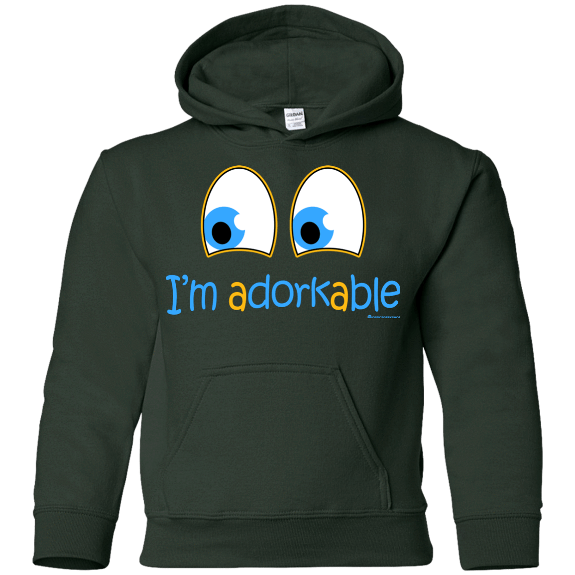 Sweatshirts Forest Green / YS I Am Adorkable Youth Hoodie