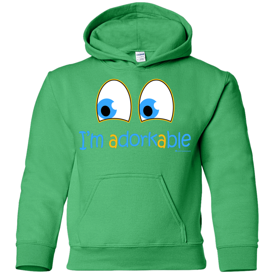 Sweatshirts Irish Green / YS I Am Adorkable Youth Hoodie