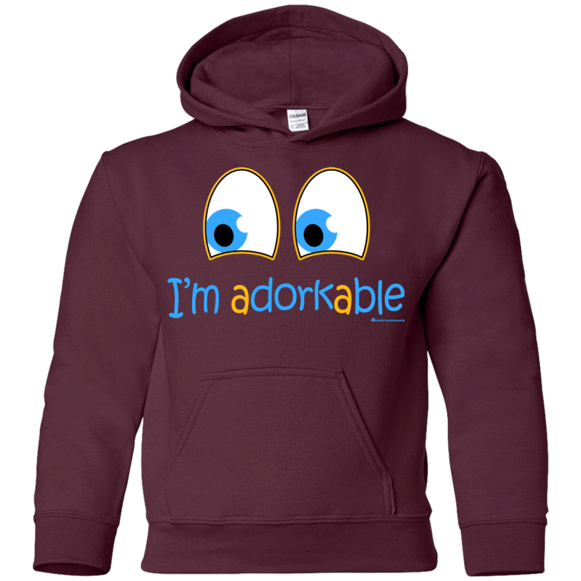Sweatshirts Maroon / YS I Am Adorkable Youth Hoodie