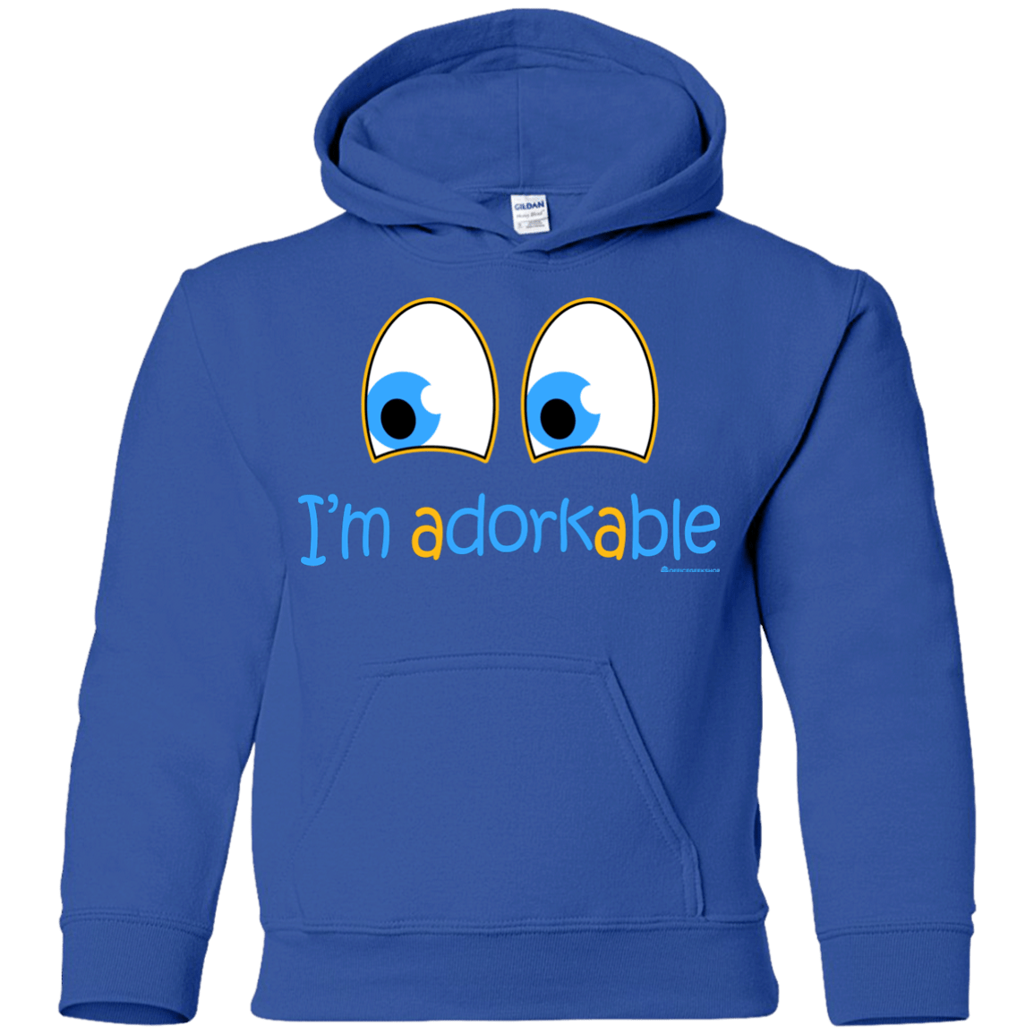 Sweatshirts Royal / YS I Am Adorkable Youth Hoodie