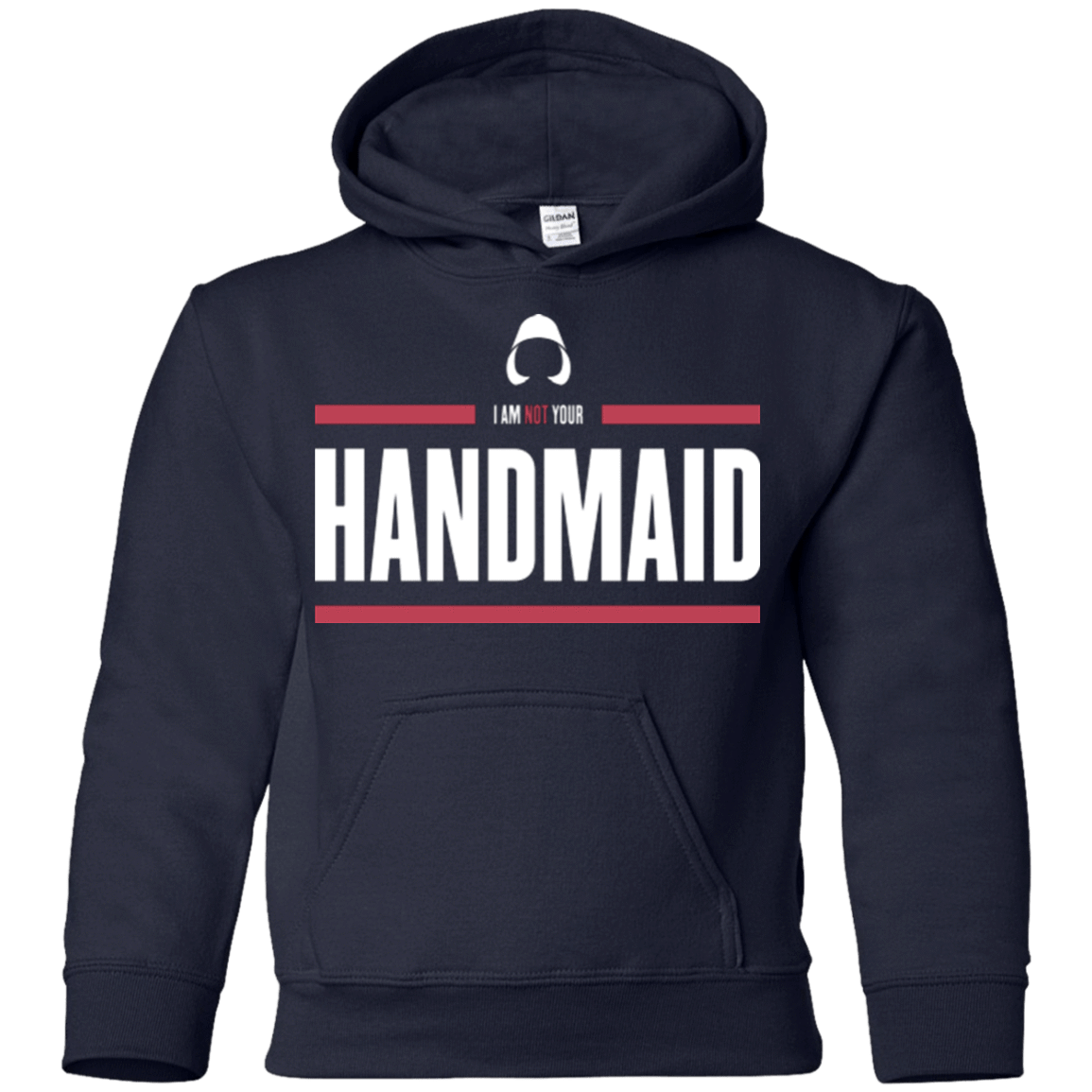 Sweatshirts Navy / YS I Am Not Your Handmaid Youth Hoodie