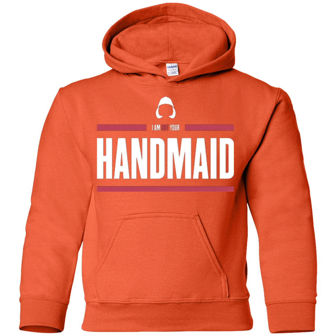 Sweatshirts Orange / YS I Am Not Your Handmaid Youth Hoodie