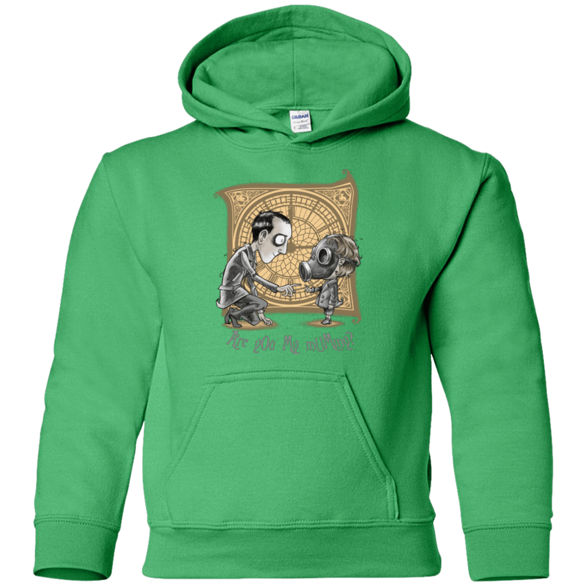 Sweatshirts Irish Green / YS I Am Not Your Mummy Youth Hoodie