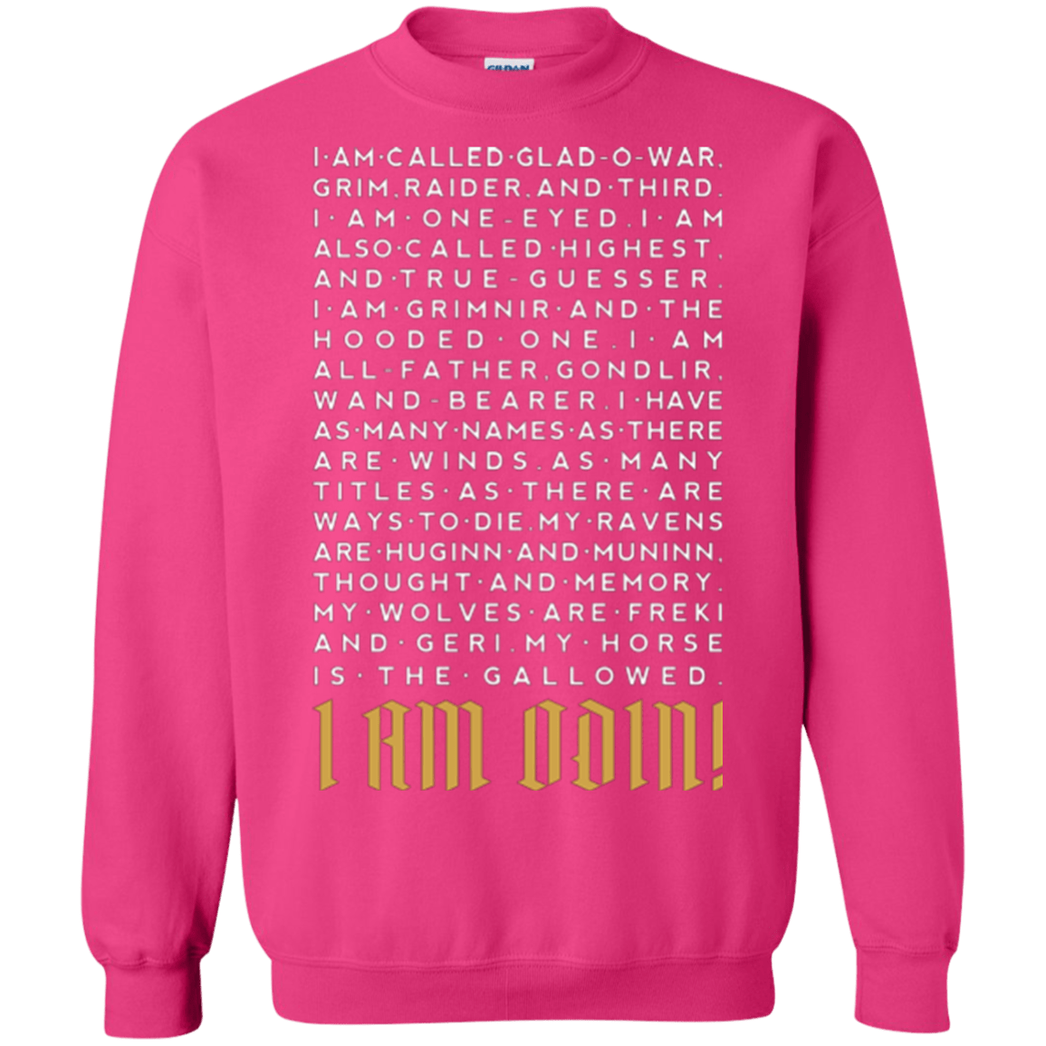 Sweatshirts Heliconia / Small I am Odin Crewneck Sweatshirt