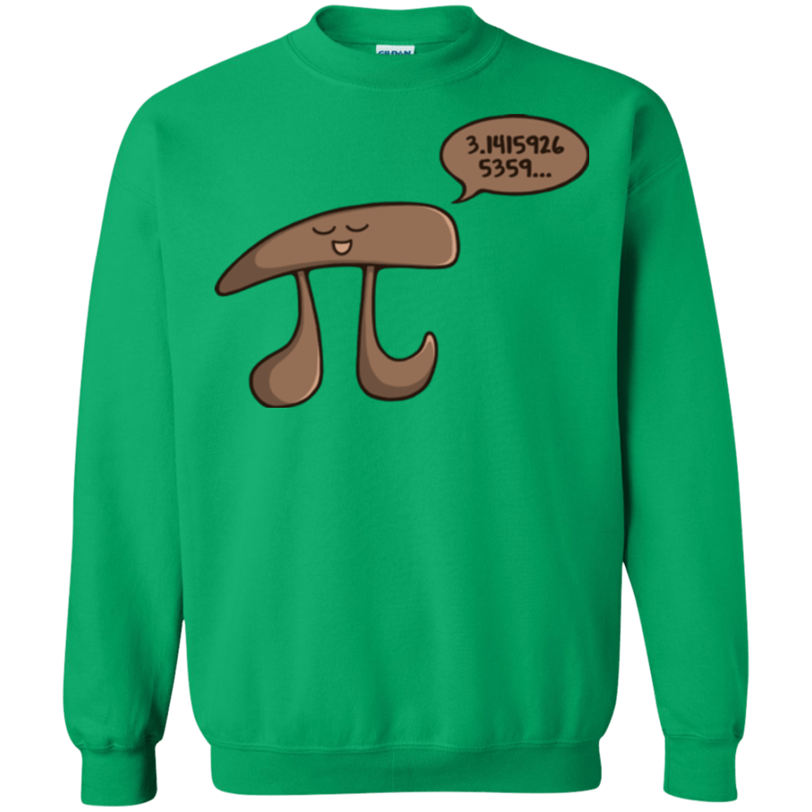 Sweatshirts Irish Green / Small I am Pi Crewneck Sweatshirt