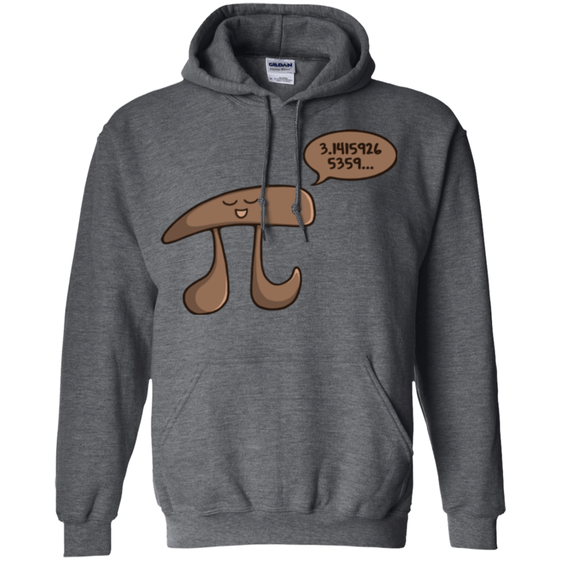 Sweatshirts Dark Heather / Small I am Pi Pullover Hoodie