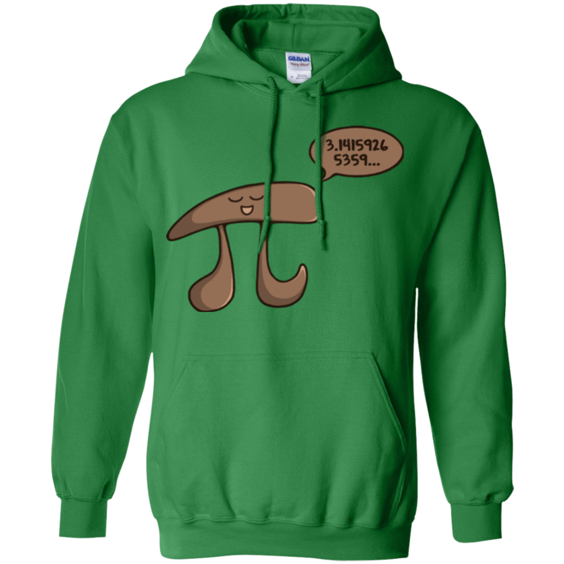 Sweatshirts Irish Green / Small I am Pi Pullover Hoodie