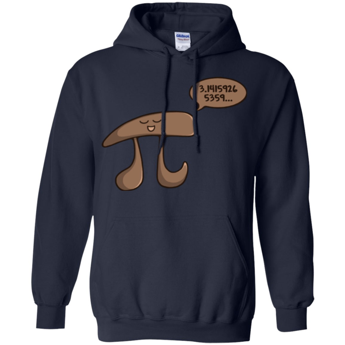 Sweatshirts Navy / Small I am Pi Pullover Hoodie