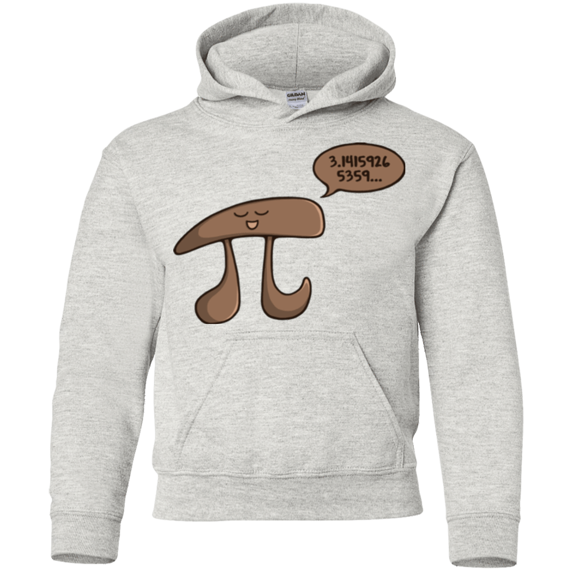 Sweatshirts Ash / YS I am Pi Youth Hoodie