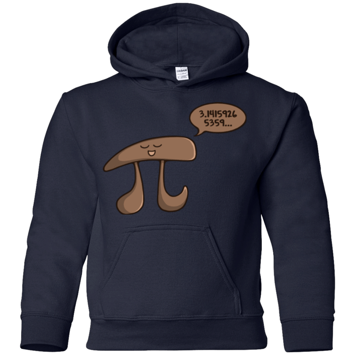 Sweatshirts Navy / YS I am Pi Youth Hoodie