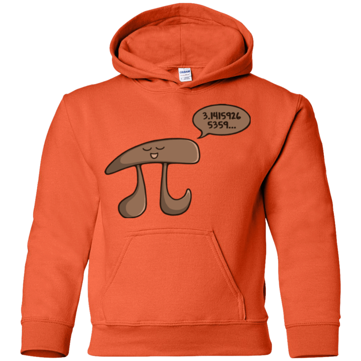 Sweatshirts Orange / YS I am Pi Youth Hoodie
