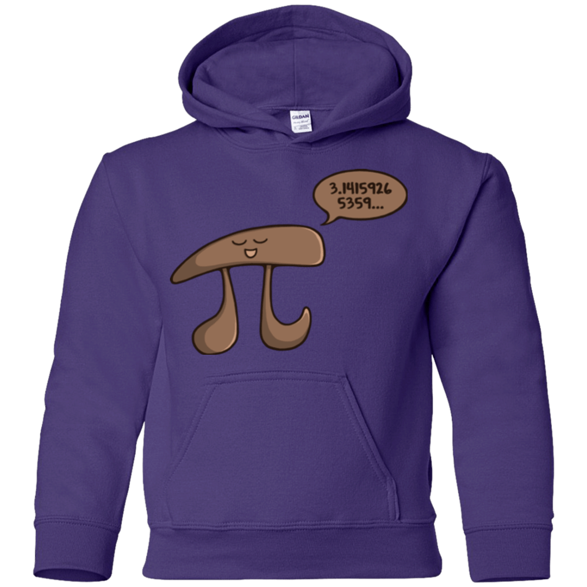 Sweatshirts Purple / YS I am Pi Youth Hoodie