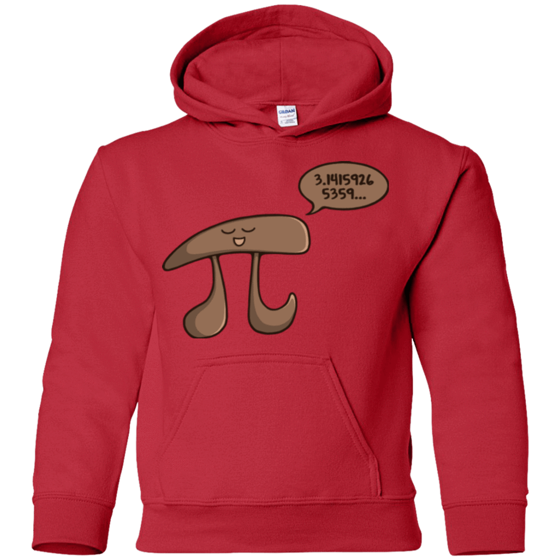 Sweatshirts Red / YS I am Pi Youth Hoodie