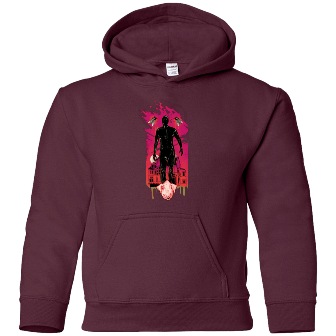 Sweatshirts Maroon / YS I Am Rubber Youth Hoodie