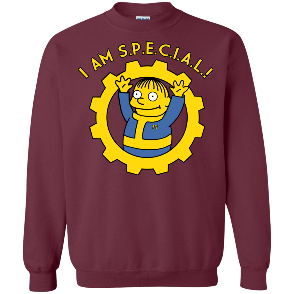 Sweatshirts Maroon / Small I am special Crewneck Sweatshirt