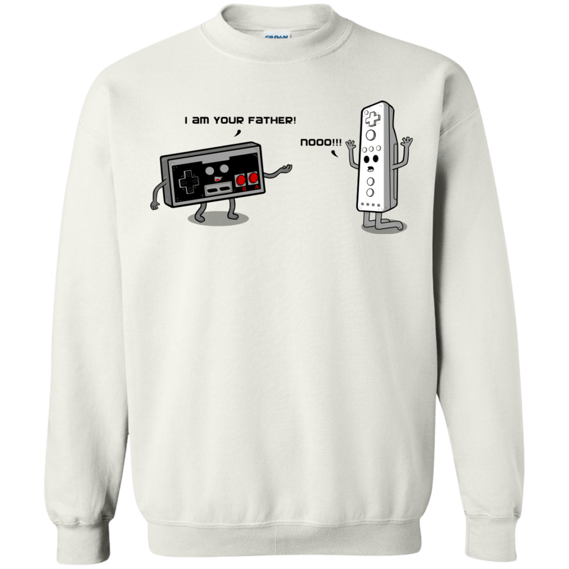 Sweatshirts White / Small I am your father NES Crewneck Sweatshirt