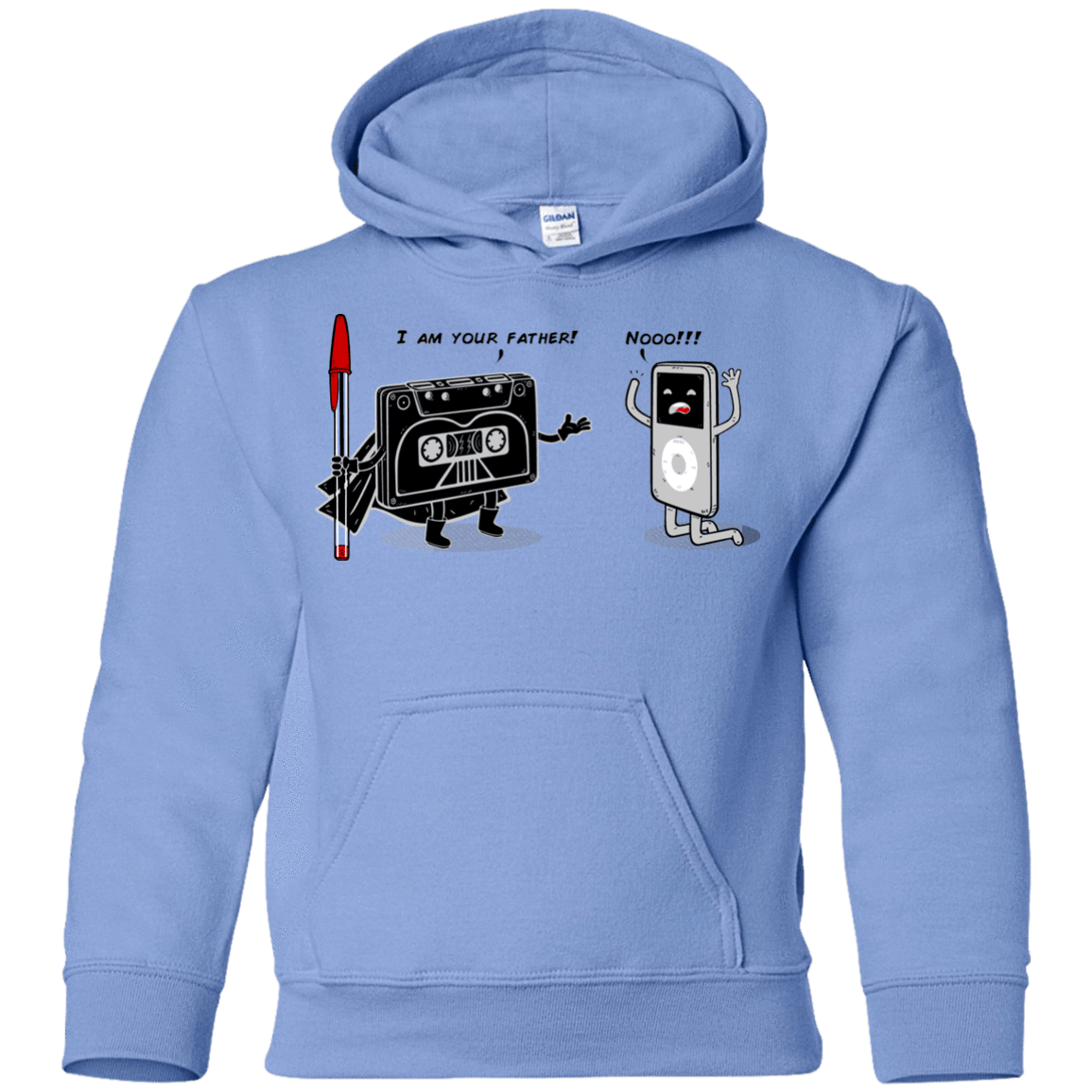 Sweatshirts Carolina Blue / YS I Am Your Father Youth Hoodie