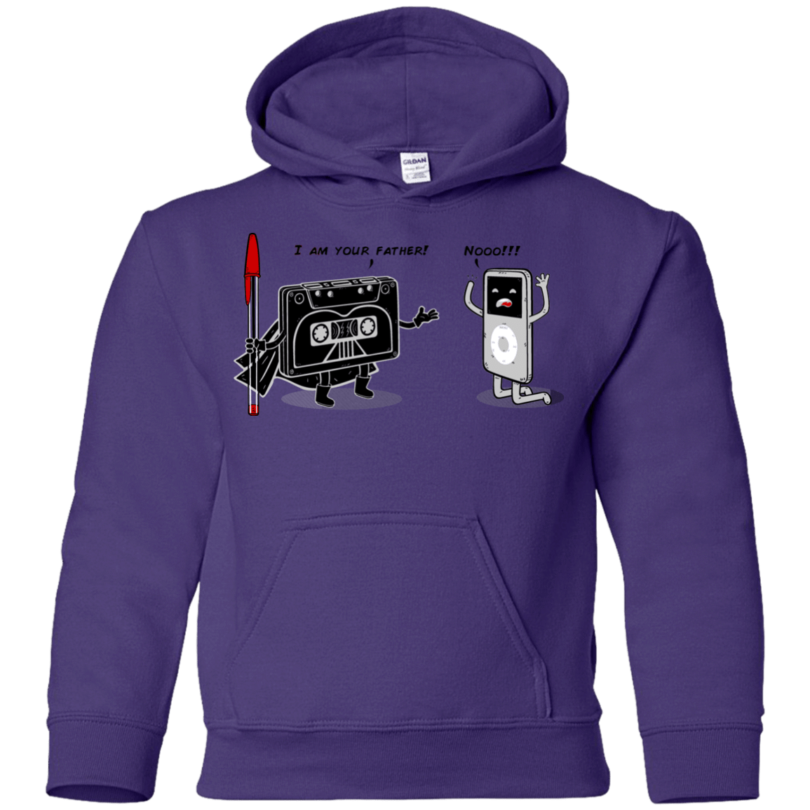 Sweatshirts Purple / YS I Am Your Father Youth Hoodie