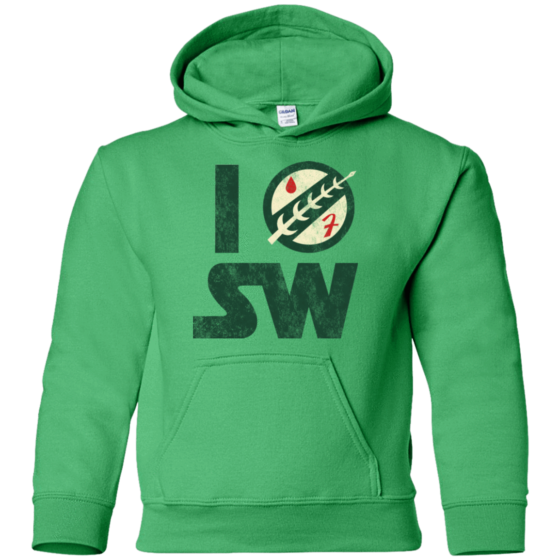 Sweatshirts Irish Green / YS I Boba SW Youth Hoodie