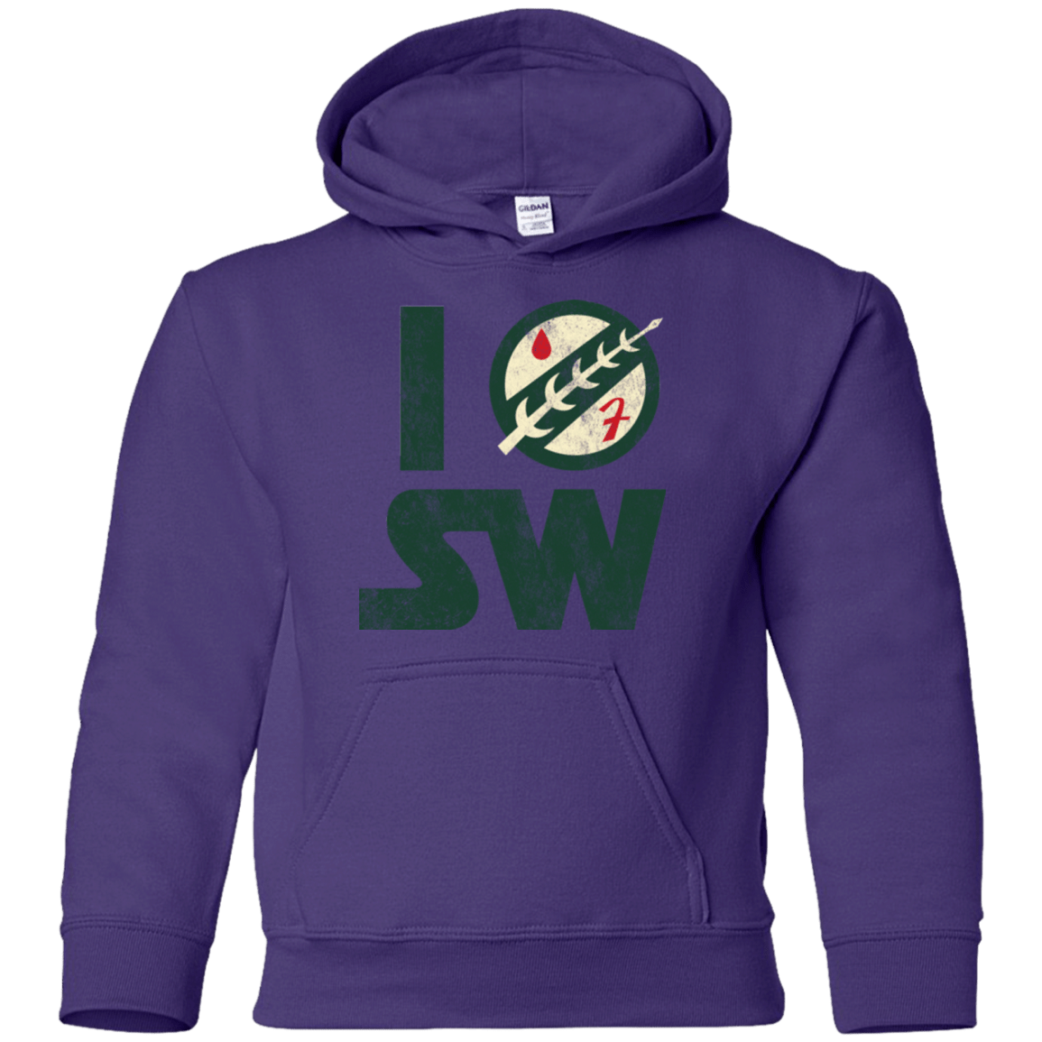 Sweatshirts Purple / YS I Boba SW Youth Hoodie