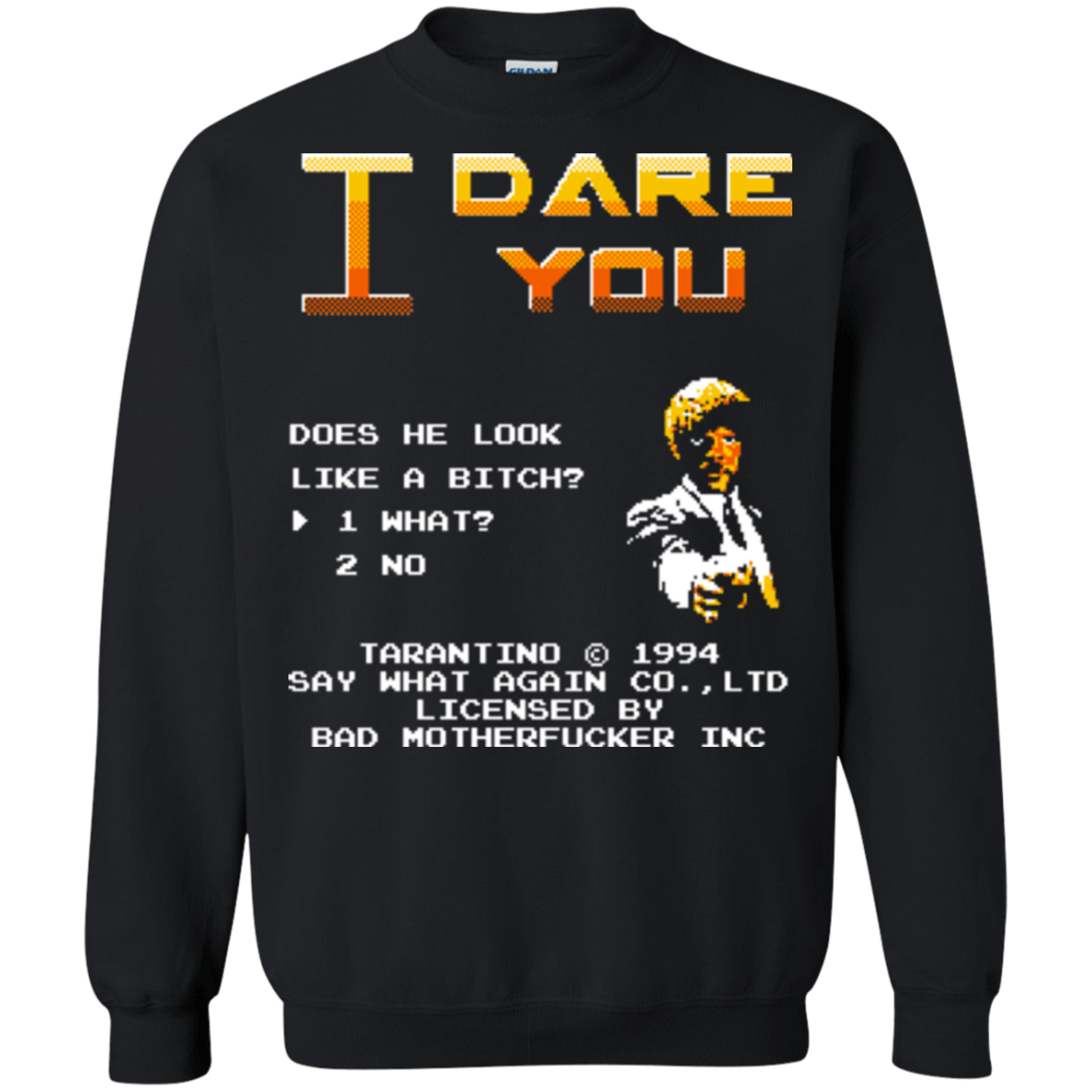 Sweatshirts Black / Small I Dare you Crewneck Sweatshirt