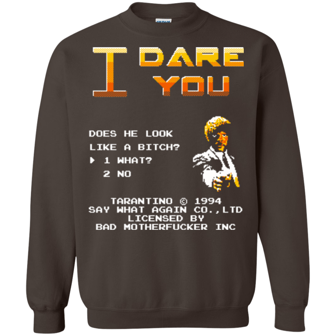 Sweatshirts Dark Chocolate / Small I Dare you Crewneck Sweatshirt